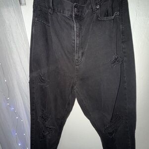 American Eagle Distressed Black Jean